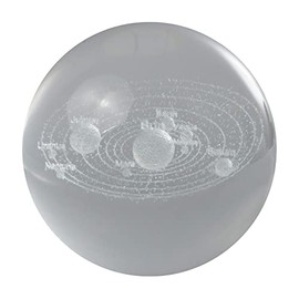 House of Marbles Large Clear Planets Marble