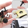 NIYATA 60 Pcs Car U Shape Screw Cage Nuts Clips