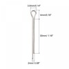 sourcing map Split Cotter Pin, 2mm x 30mm Stainless Steel