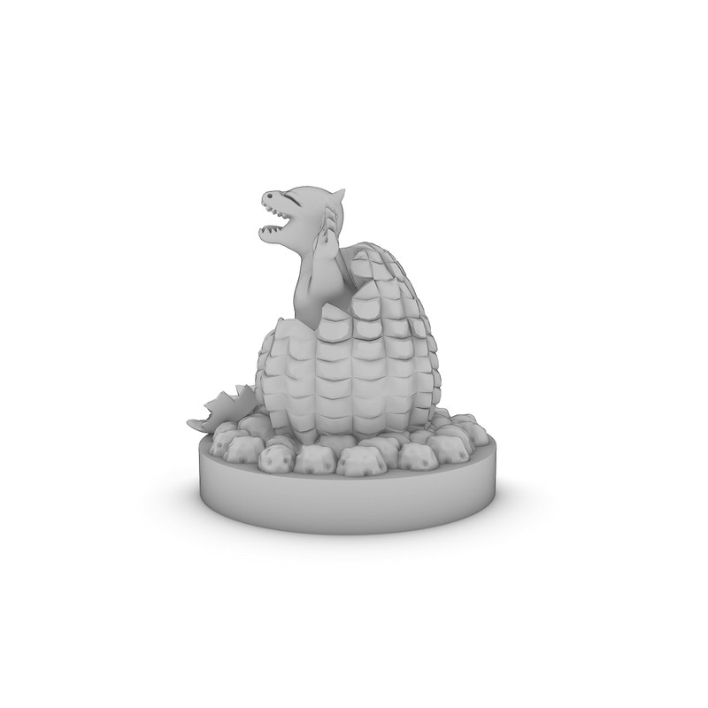 Baby Dragonborn Tabletop DND Gaming Miniature