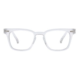 peepers by peeperspecs mens Strut Blue Light Blocking Reading Glasses, Clear, 48 US