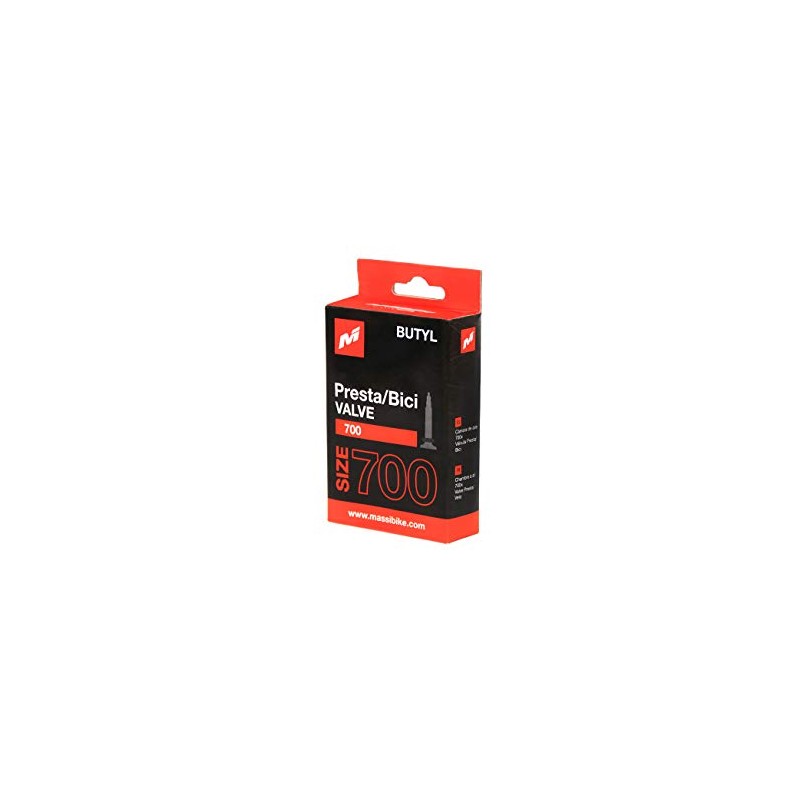 Massi Bicycle Camera, Sports and Air, Black, 16 x 1-3/8