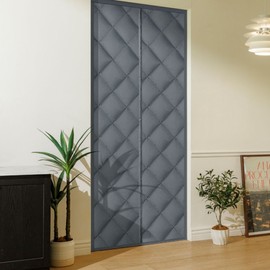 Padded Windproof Thermal Curtain for Entryways & Doors (Window Type) 150x220cm