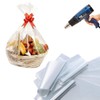 10 PCS Shrink Wrap Bags,23.6 * 31.5in Christmas Basket Cellophane