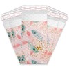 4x8 (20pcs) Pink Peacock Designer Self Seal Poly Bubble Mailers Shipping Envelopes Padded Bags