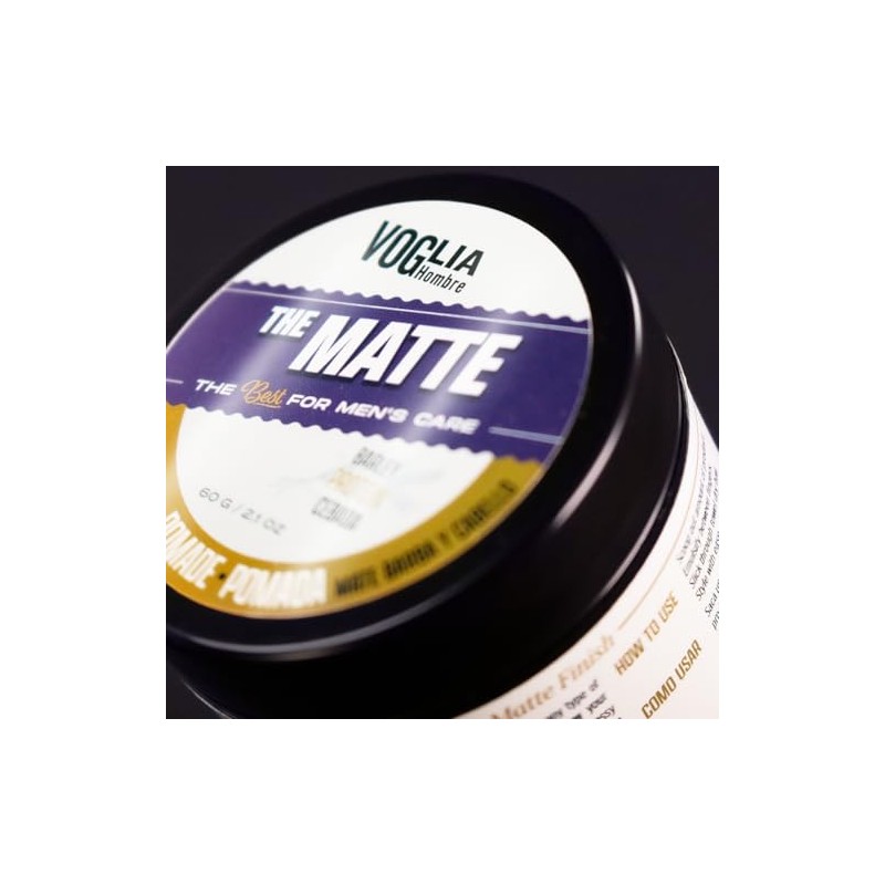 2 pack Pomada para peinar MATTE Barba, cabello y bigote.