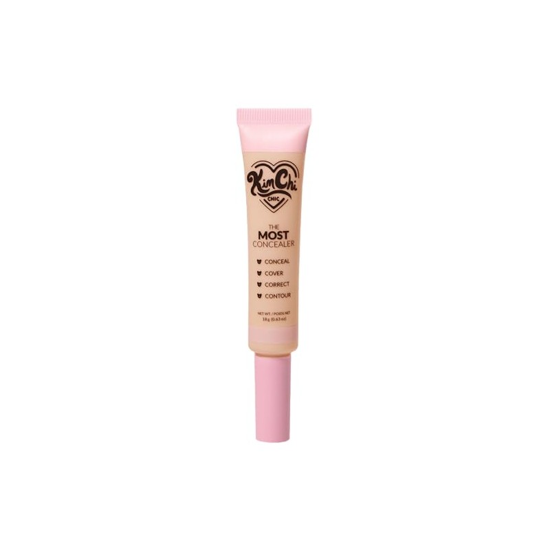Kimchi Chic, Corrector maquillaje alta cobertura, The Most Concealer, Light