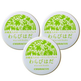 Warabihada Churacos All-In-One Gel, Organic, Moisturizing Skin, Baby Skin, Additive-Free, Dry, Exfoliation, Moisturizing, Hyaluronic Acid, Horse Placenta, Sucker Extract, Stain Prevention, Easy Care