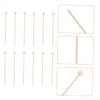 FELTECHELECTR 100pcs Wooden Lollipop Sticks DIY Decorations for Happy and