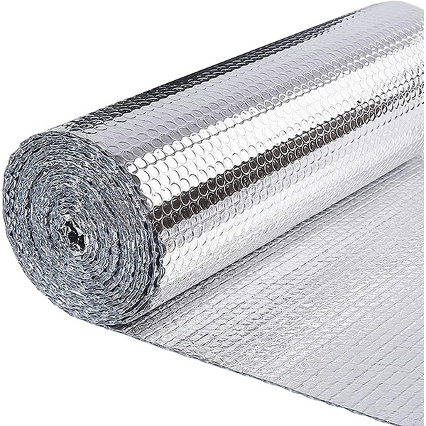 Double Reflective Bubble Foil Insulation Poly-Foam, Aluminum Foil Thermal Insulation