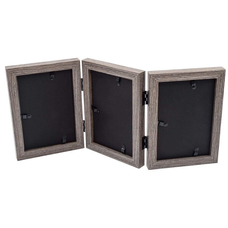 Frametory, Triple Hinged Picture Frame - Made to Display Pictures,