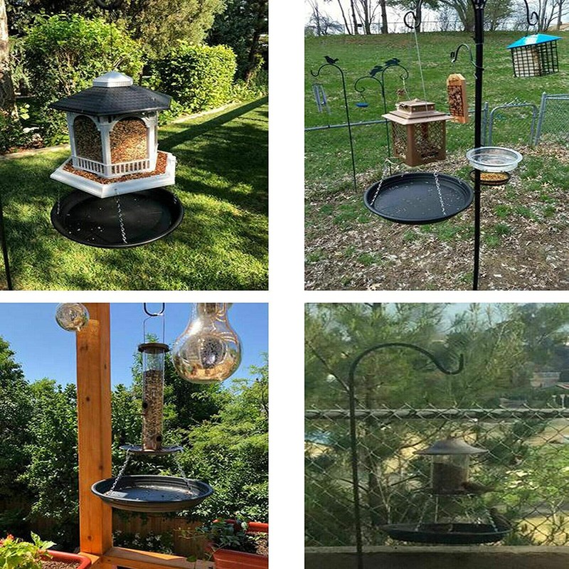 Bird Seed Catcher Tray Platform Feeder Hanging Tray Fits Most
