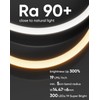 Shine Decor Under Cabinet Lighting Strip, Free Cuttable LED Silicone