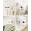 Masupu Drink Table, Round Side Table for Small Spaces, Pedestal