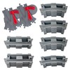 Happyxm Building Blocks Train Rails Set of 27 City Railway