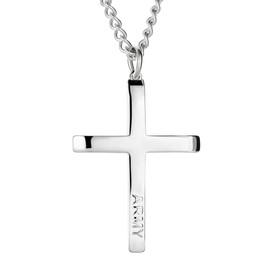 Shields of Strength Men's Army Cross Necklace - Joshua 1:9