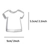 WJSYSHOP Baby Skirt Shirt Shape Cookie Cutter