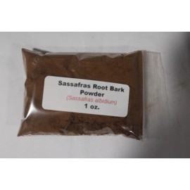 Sassafras 1 oz. Sassafras root bark powder (sassafras albidium)