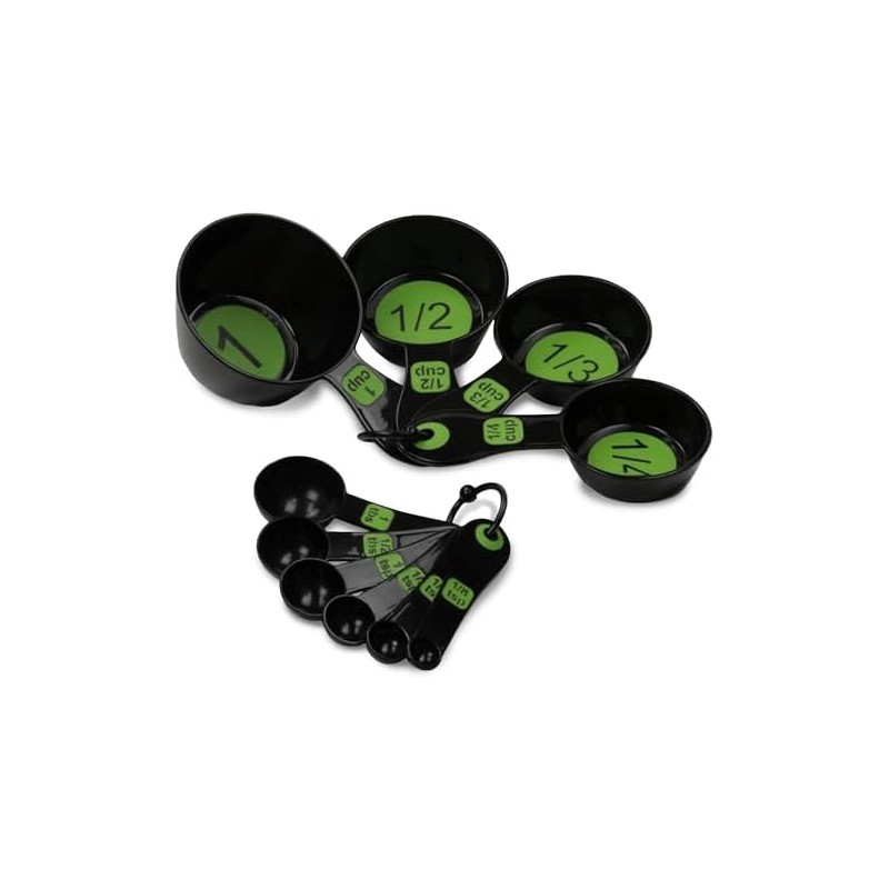Chef Craft - Juego de herramientas de medición, Verde, 1