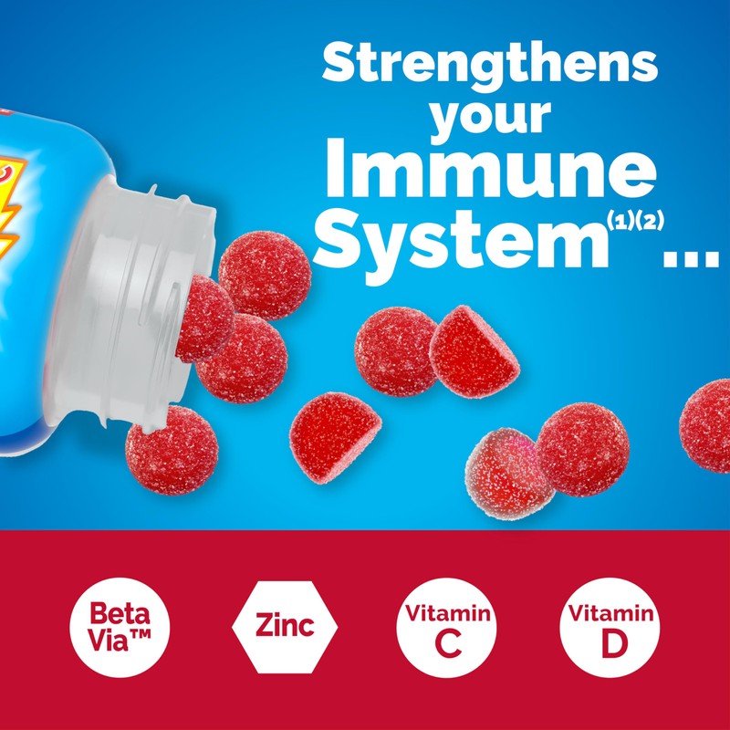 Emergen-C Immune+ Immune Gummies, Vitamin D Plus 750 mg Vitamin
