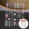 Christmas Embossed Object Nail Sticker 5D0109 / 크리스마스 엠보 오브제 네일스티커 5D0109