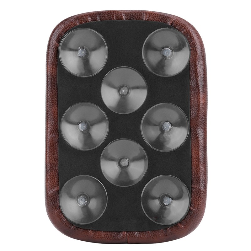 Motorcycle Brown 8 Suction Cup Rear Pillion Passenger Seat for