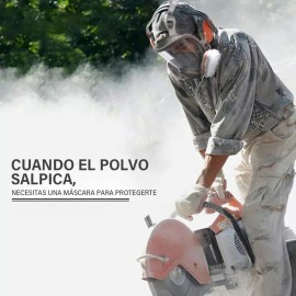 Máscara De Gas De Cara Completa Con Mascarilla Filtros 6800