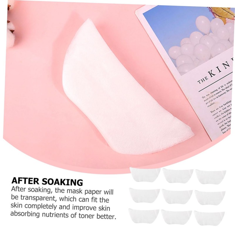BIUDECO Skin Care Mask Sheets Hydrating Paper Film Neck Covering