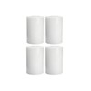 Eidonta 4 Pack White Opal Glass Shades Covers, 5.5in Height,