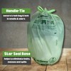 ECOBEWUS 100% Compostable 13 Gallon Bags (35 Bags) Tall Kitchen