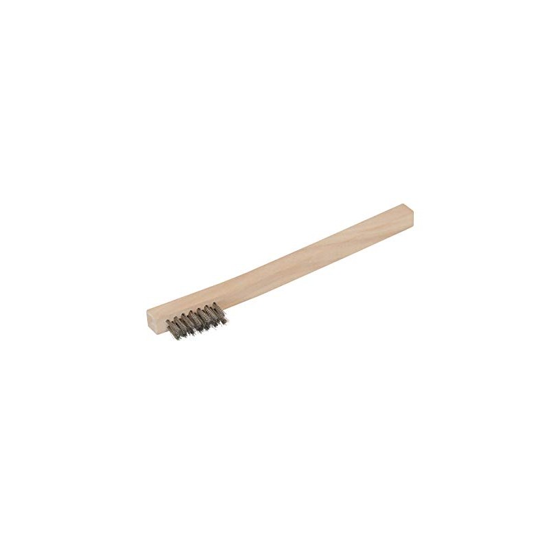 Steelman Stainless Steel 1200-Bristle Count Wire Brush for Mechanics and