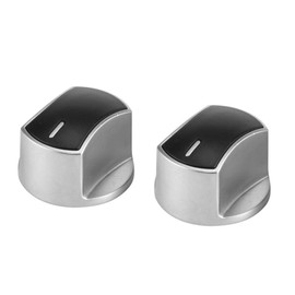 Control Knobs Replacement, 2pcs Universal Stove Rotary Knobs Metal Knob Built in A Hole Fit for Most Gas Stoves(36mm)