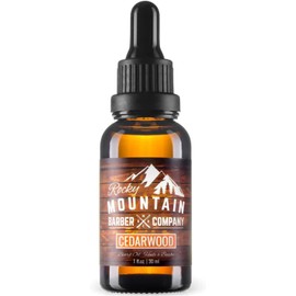 Beard Oil & Leave-in Conditioner - 100% Natural - Cold-Pressed 9 Oil Blend with Cedarwood Scent, Nutrient Rich Eucalyptus, Jojoba, Tea Tree, Coconut Oil
