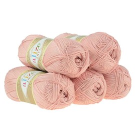 5 x 100g Yarn Alize Diva – 363 Pink