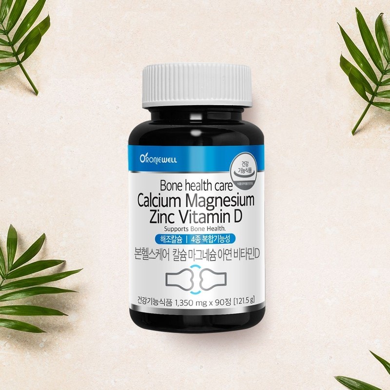 Roniwell [Roniwell] Bon Healthcare Calcium Magnesium Zinc Vitamin D 90