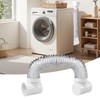 Dryer Vent Hose For Tight Space,90 Degree Dryer Vent Elbow+10ft