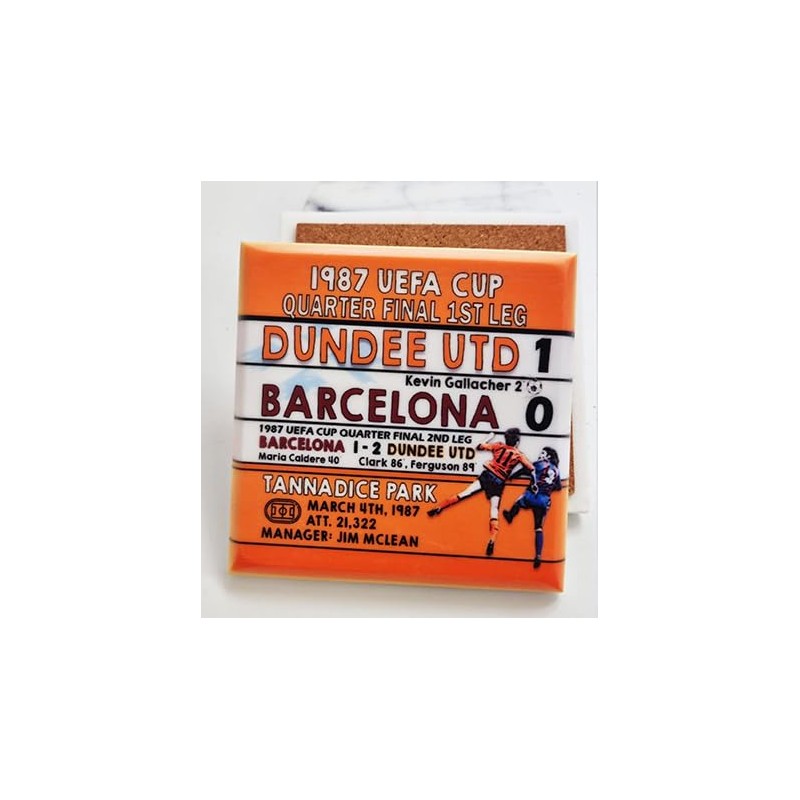 Dundee Utd 1-0 Barcelona 1987 European Cup Quarter Final, Dundee