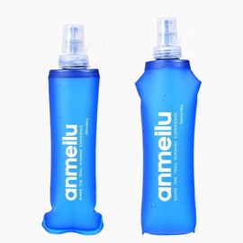 Water Pouch, Water Bottle with Straw, Soft Water Bag for Running, Hiking & Cycling, Foldable Hydration – Leakproof Reusable, Sports, Lightweight & Portable, TPU Material for Outdoor Adventures (250ml)