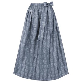 Stockerpoint Women's Aline Dirndl Apron, smoke blue