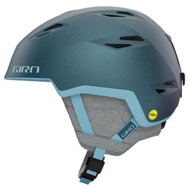 Giro Envi Spherical Ski Helmet - Snowboard Helmet for Women - Matte Ano Harbor Blue - M (55.5-59cm)