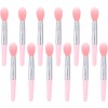 12 Piezas Pincel de Labios Mini de Silicona para Bálsamo