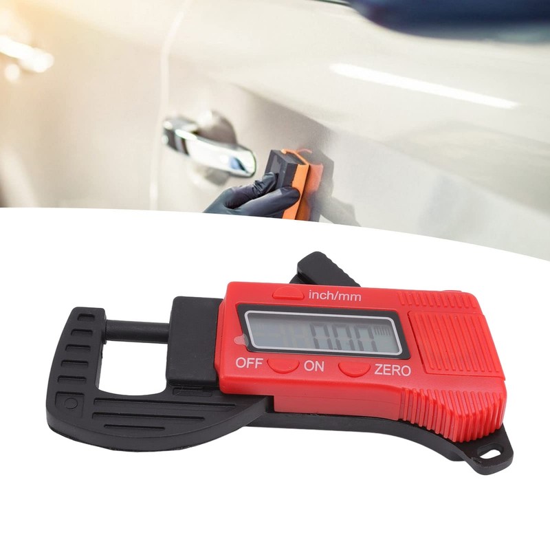 Thickness Tester, Electronic Thickness Gauge High Accuracy 0‑12.7mm for Document