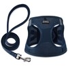 Dog Harness with Leash Set, No Pull Adjustable Reflective Step-in