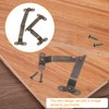 sourcing map 6 Pcs Lid Folding Support Hinges, Iron 180