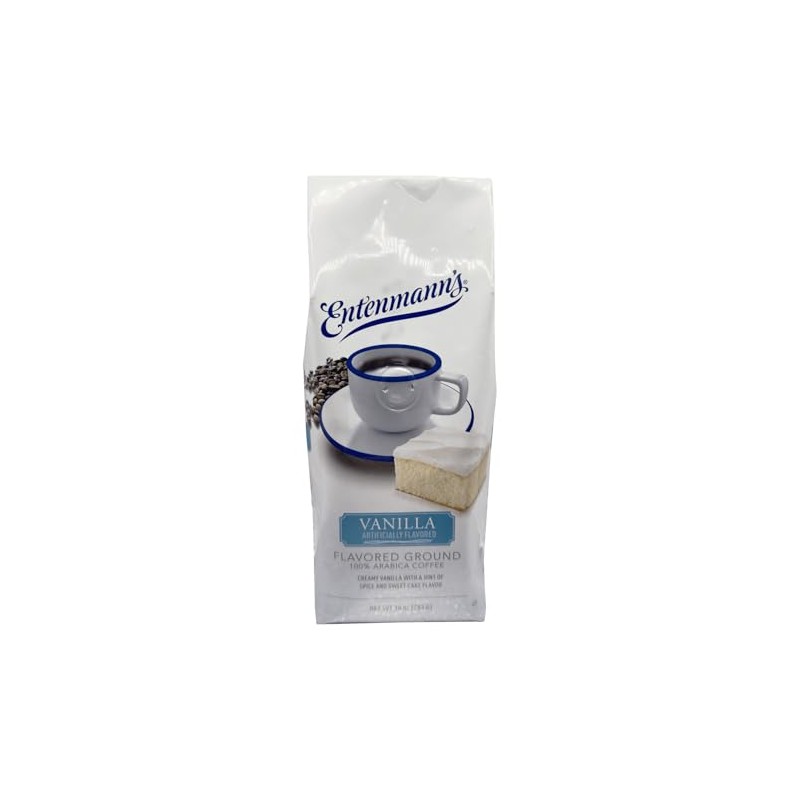 Entenmann's Coffee, Vanilla Flavored Ground Coffee, Medium Roast - 10