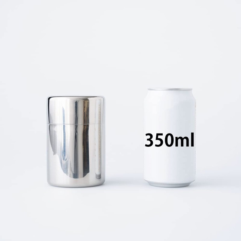 Aoyoshi CASUAL Product 019722 Stainless Steel Tea Canister, 5.3 oz