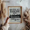 LOTR Wall Decor, Home Office Decor, Gift for Tolkien Book