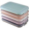 Set of 5 Food Containers with Integrated Serving Plate, Food