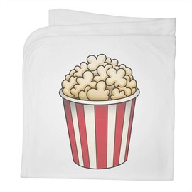 Azeeda 'Popcorn Bucket' Cotton Baby Blanket/Shawl (BY00040063)