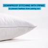 ANT-HOME 26"x26" Pillow Inserts Soft Feather Pillow Set of 4